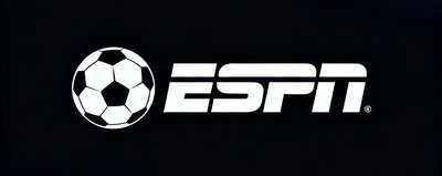ESPN足球频道深色标志